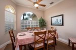 Formal Dining Room with Garden Views